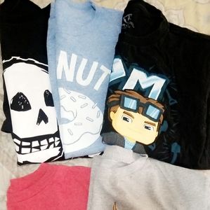 Bundle of 5 Boys T-shirts size XL 16-18